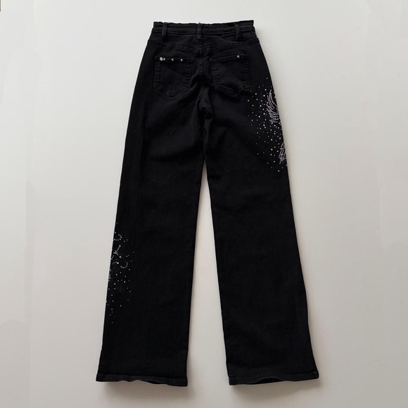 I Am Gia Embellished Black Jeans - Picture 4 of 9